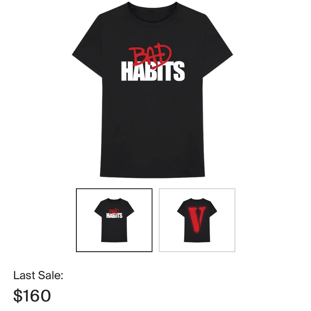 Nav X Vlone Bad Habits Drip Tee